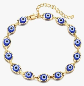 New Eye Adjustable Mexican Bracelet Kabbalah Protection Amulet Anklet Jewelry - Picture 1 of 2