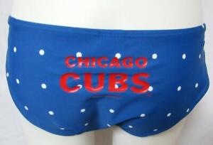 Chicago Cubs Women's Small or Medium Bikini Bathing Suit Swimsuit Bottom C1 2007