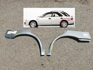 Rear wheel arch fender pair repair panel for Subaru Impreza GC GF STI WRX 92-00 - Imagen 1 de 1