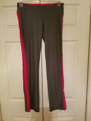 Champion Ladies Grey And Pink Athletic Yoga Ribbed Sides Pants Size M/M (NWOT) - Image 1 of 4
