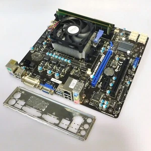 MSi FM2-A75MA-P33 MS-7721 Sockel FM2 mATX AMD A4-4000 3GHz 4GB RAM ~mit Rechnung - Bild 1 von 4