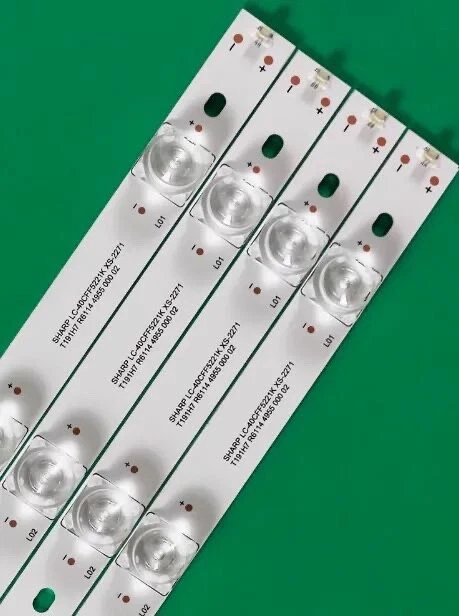 KIT 4 BARRE STRIP 9 LED TV SHARP RF-AJ400E32-0901S-04-A0/A2 - Immagine 1 di 2