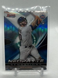 2019 Bowmans Best Neophyte Sensations Pete Alonso RC #NS-5 Rookie RC - Bild 1 von 2