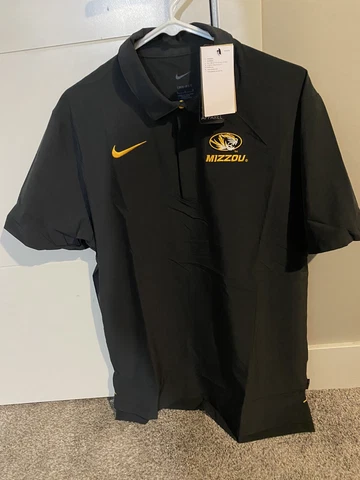 Nike Dri-Fit On Field Apparel Polo Shirt Men's Size Large Black  NWT DN5624-010 Cover