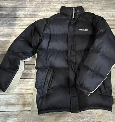 Timberland Men's Down Puffer Jacket Long XL  Black - Image 1 of 4