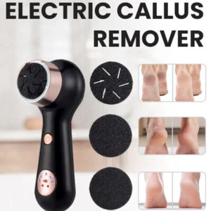 Kit Pedicure Portatile Rimuovi Calli Piedi Elettrico Ricaricabile FootFile Remover - Foto 1 di 14
