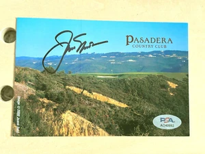 Jack Nicklaus Signed PASADERA Country Club CALIFORNIA Scorecard PSA/DNA - Picture 1 of 2