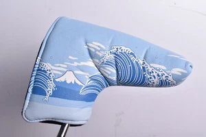 NEU BLADE PUTTERABDECKUNG HOCHWERTIGE OZEAN WAVES SURFEN BLAU - Bild 1 von 9