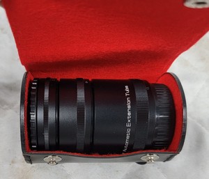 Vivitar Automatic AT-1 Extension Tube 12 20 36mm Screw Mount Lense w Box & Case