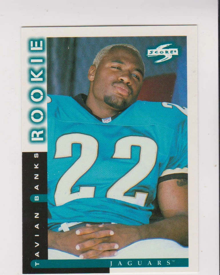 1998 Score #243 Tavian Banks rookie card, Iowa Hawkeyes - Image 1 of 1