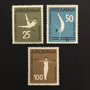 Yugoslavia 1963 complete set MNH ** Sc#704-706 Mi#1049-1051 sport gymnastic - Picture 1 of 1