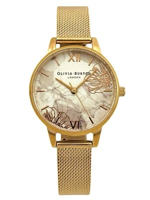 OLIVIA BURTON OB16VM11 Abstracto Floral Oro Rosa Chapado en Iones Acero Inoxidable Foto 1 de 4