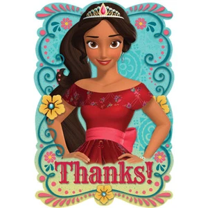 (8) ELENA OF AVALOR Thank You Cards Birthday Party Supplies Stationery Notepad - Picture 1 of 1