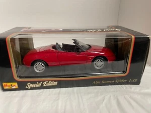 Maisto Special Edition 1995 Alpha Romeo Red Spider 1:18 NEW IN BOX ! - Picture 1 of 11