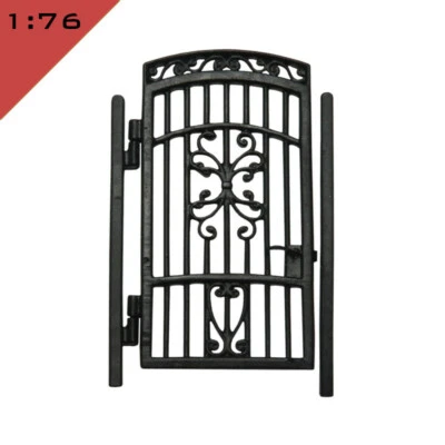 1x 3D printed SINGLE FORGED GATE TYPE 1 1:76, OO Model Miniature Layout Scenery