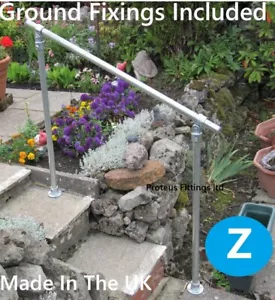 Disability Safety Rail Outdoor Handrail Steel Mobility Grab Rail Garden Access Z - Picture 1 of 20