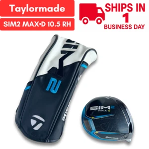 TaylorMade SIM2 MAX D 10.5 Driver Right Hand USED With Headcover FAST SHIP - Picture 1 of 24