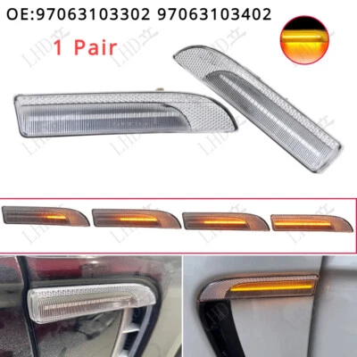 1 par LED indicador de luz LED dinámico lateral para Porsche Panamera 970 2009-16. Foto 1 de 4