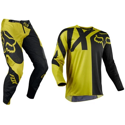 Fox Racing 360 Motocross MX Set Hose Trikot - Preme Dunkel / Gelb - Bild 1 von 4