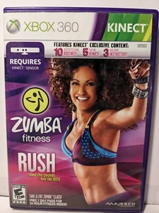 Zumba Fitness Rush - 2012 Majesco - (Everyone 10+) - Microsoft Xbox 360 - Picture 1 of 3