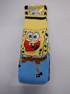 MENS HYP SPONGEBOB SQUAREPANTS PATRICK 2 PACK RIBBED CREW SOCKS NEW #22110 - Picture 1 of 2