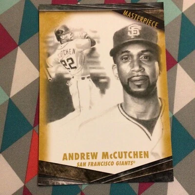 Andrew McCutchen #M-6 Giants 09/10 made 2018 Topps Gallery Masterpiece 5x7 - Image 1 of 2