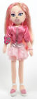 PRETTY PATTI TY GIRLZ 1 PINK HAIRED 14' PLUSH GIRL DOLL NEW IN ORIGINAL PACKAGE