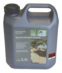 elephant Bambus Pflegeöl Spezial für Bambus Terrassendielen mokka 2,5 l