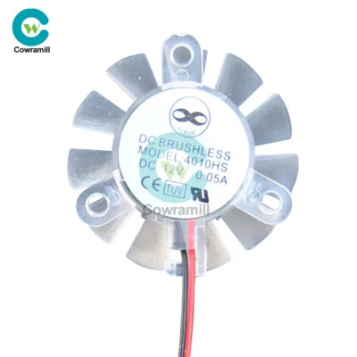 36mm Diameter Fan DC12V Small Radiator Cooling Fan Replacement for CPU Computer - Image 1 of 4