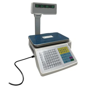 Impresora de etiquetas a escala de computación de precio de 33 libras carne de entrega alimentos térmica tienda digital - Imagen 1 de 24