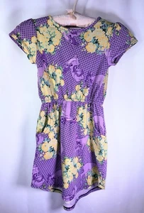 Disney x LuLaRoe Bambi Girls Size 6 Mae Short Sleeve Dress - Picture 1 of 2