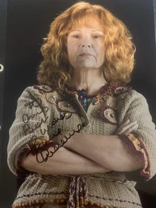 Foto A4 dedicada firmada por Julie Walters con certificado de autenticidad - Harry Potter / Molly Weasley - Imagen 1 de 1