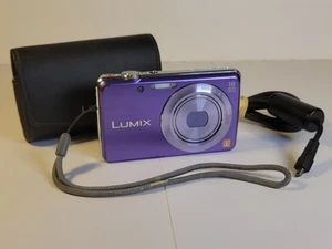 Panasonic Lumix FS45 Violet - 16,1Mpx Digital Compact Snapshot - Fonctionnel - Picture 1 of 9