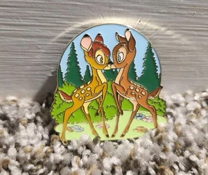 Disney Bambi & Faline Circle Frame Enamel Pin - Picture 1 of 3