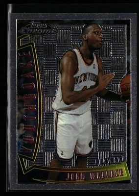 John Wallace 1996-97 Topps cromo #YQ5 Youthquake New York Knicks Foto 1 de 2