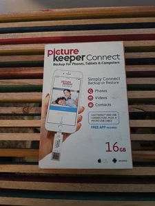 NEW Picture Keeper Connect 16GB Portable Flash USB Backup & Storage Device Drive - Afbeelding 1 van 3