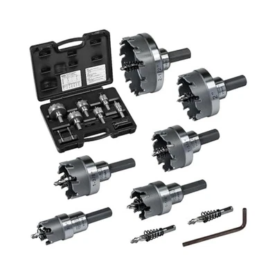 8pc Carbide Hole Cutter Set, Professional Grade - Image 1 of 4
