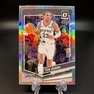 2023-24 Panini Donruss Optic Silver Holo Prizm Tre Jones #137 San Antonio Spurs - Picture 1 of 2