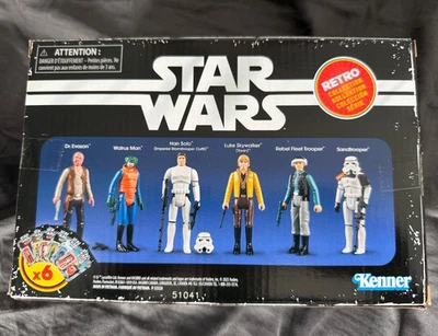 STAR WARS RETRO COLLECTION - A NEW HOPE - KENNER MULTIPACK ACTION FIGURES HASBRO Foto 1 de 4
