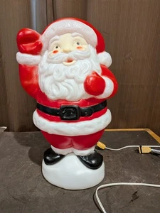 Vintage Empire 1996 19" winkender Weihnachtsmann Weihnachten Blasform beleuchtet  - Bild 1 von 17