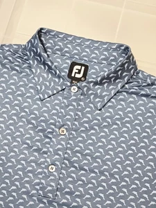 Footjoy Golf Polo Dolphins Print Herren Größe 2XL - Bild 1 von 12