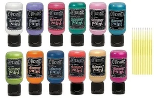 Trebbies Dylusion Shimmer Bundle - 12 Shimmer Dylusions Blendable Waterproof - Picture 1 of 1