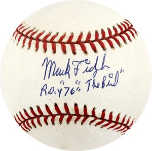 Mark Fidrych Cantado Autografiado AL Béisbol Inscrito ROY 76, The Bird PSA - Imagen 1 de 2