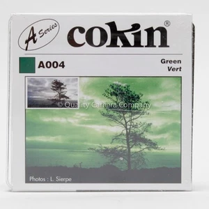 COKIN "A" SERIES A004 GREEN FILTER - BLACK & WHITE CONTRAST CONTROL - NOS - Picture 1 of 1