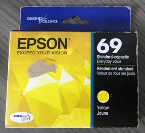 Cartucho de tinta para impresora Epson 69 T069420 amarillo Stylus WorkForce capacidad estándar - Imagen 1 de 2