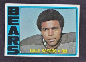 1972 Topps Football Gale Sayers # 110 VG-EX HOF Chicago Bears Card - Picture 1 of 2
