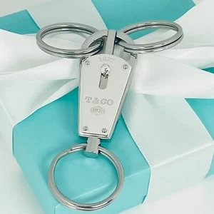 PRISTINE Tiffany & Co 1837 Valet Schlüsselanhänger in Sterlingsilber - Bild 1 von 7
