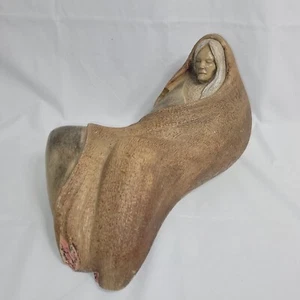 RON SCHRODER Scultura Donna Nativa Americana Edizione Limitata 49/300 - Foto 1 di 12