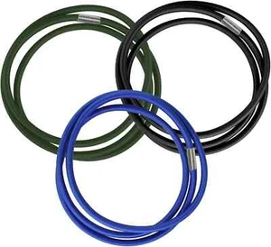 Confezione 3 Fasce Pattumiera Sacchetto Spazzatura Elastici Elastici Resistenti Elastici Fit 13-3... - Foto 1 di 7
