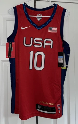 Nike Team USA Breanna Stewart #10 Olympic Basketball Jersey Womens Medium CZ0731 Cover